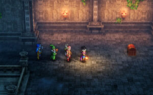 Imagem in-game de Dragon Quest 3-HD